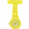 Montre infirmière Plastique Jaune broche 84