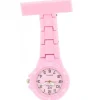 Montre infirmière Plastique Rose Bonbon broche 51