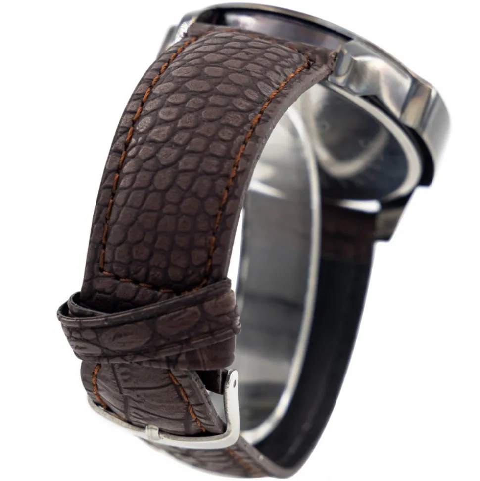Montre pour Homme en Silicone Chocolat CHTIME
