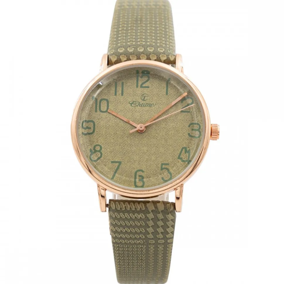 Montre pour Femme Bracelet Vert CHTIME