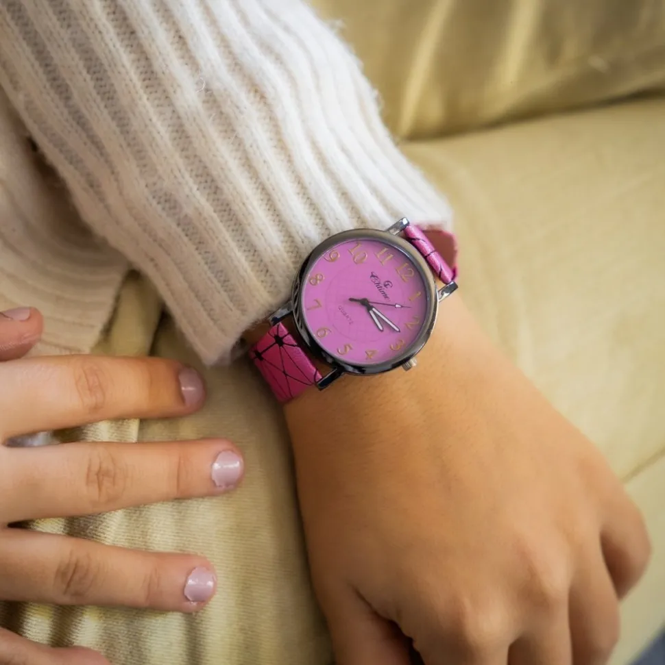 Montre pour Femme Couleur Rose CHTIME