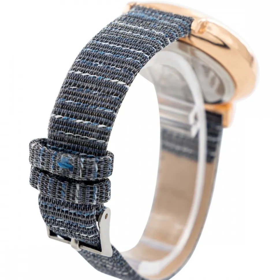 Montre pour Femme Couleur Bleu Strass CHTIME
