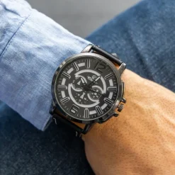 Montre pour Homme Chic Noir CHTIME