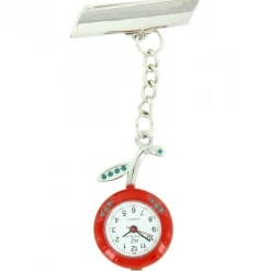 Montre Pour Infirmière Acier Pomme Rouge 98