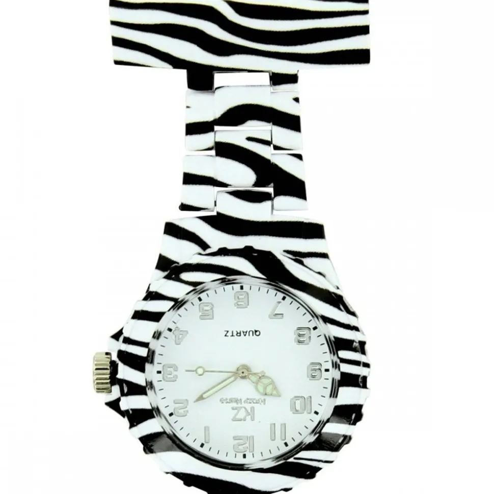 Montre pour les Infirmières Plastique Zébrée KZ 159