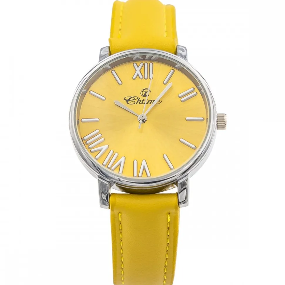 Montre Tendance pour Femme Jaune CHTIME
