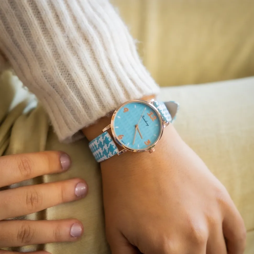 MontreTendance Femme Bleu CHTIME