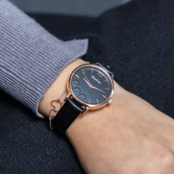 Ravissante Montre Femme Noir CHTIME