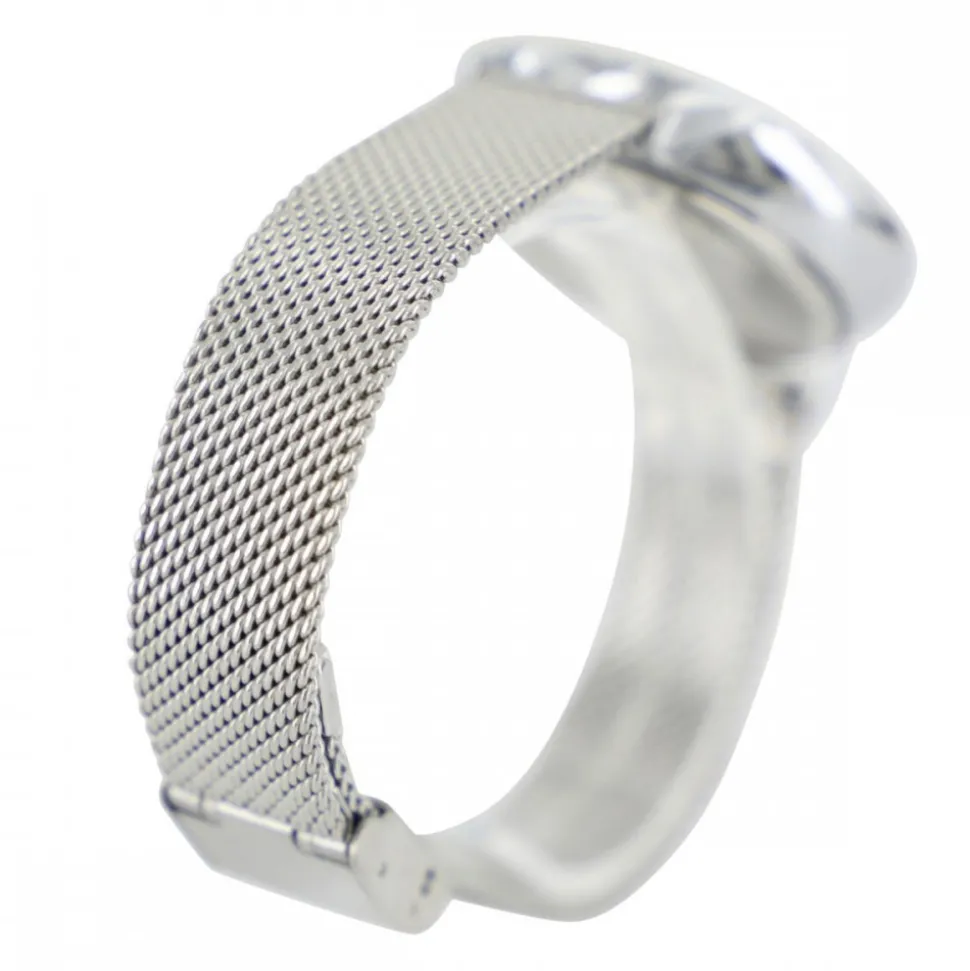 Splendide Coffret Montre Femme Milanais Argent GIORGIO
