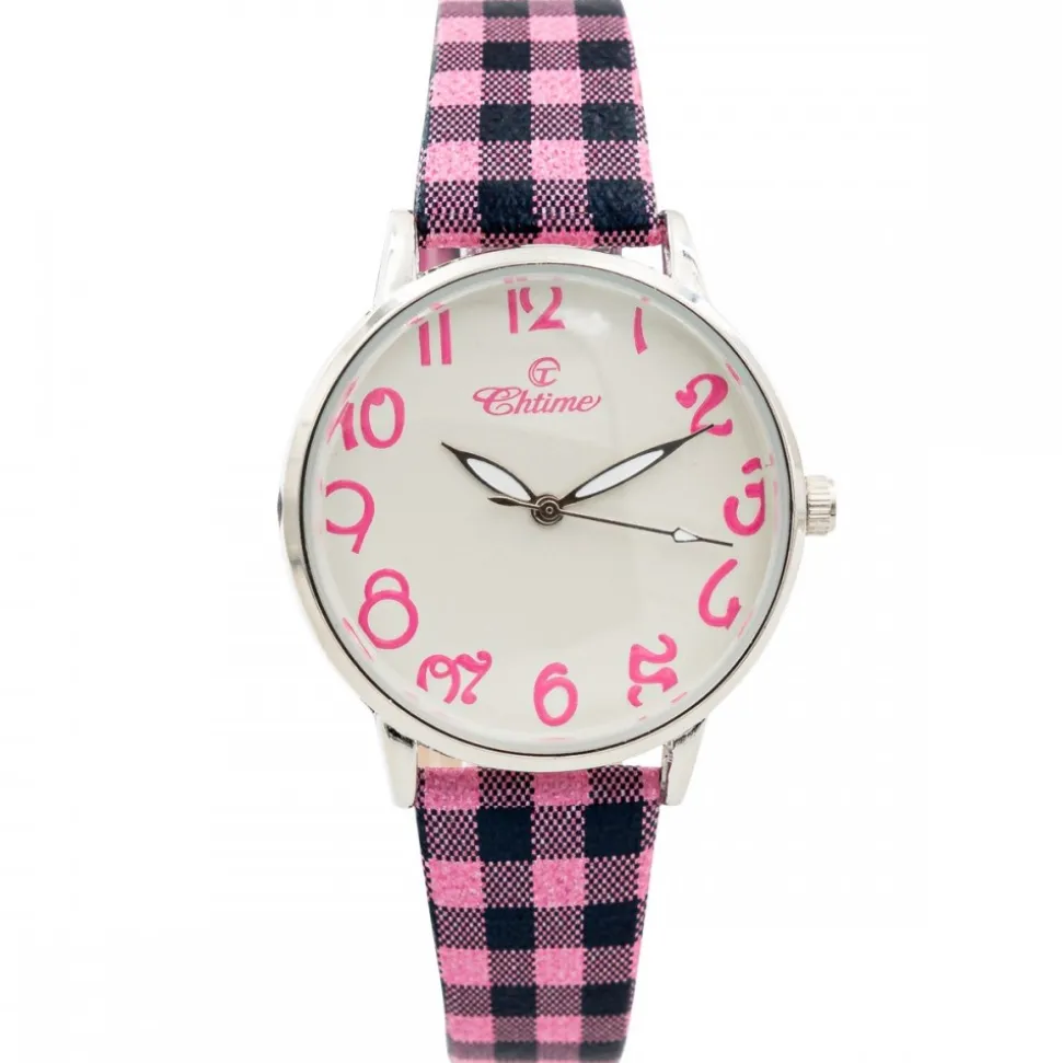 Splendide Montre Femme Rose CHTIME