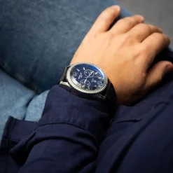 Splendide Montre Homme Noir CHTIME