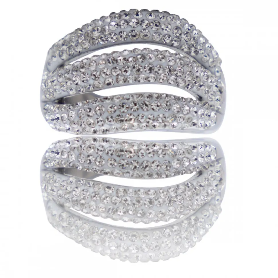 Sublime Bague Femme Ornée Zirconium GLABRA