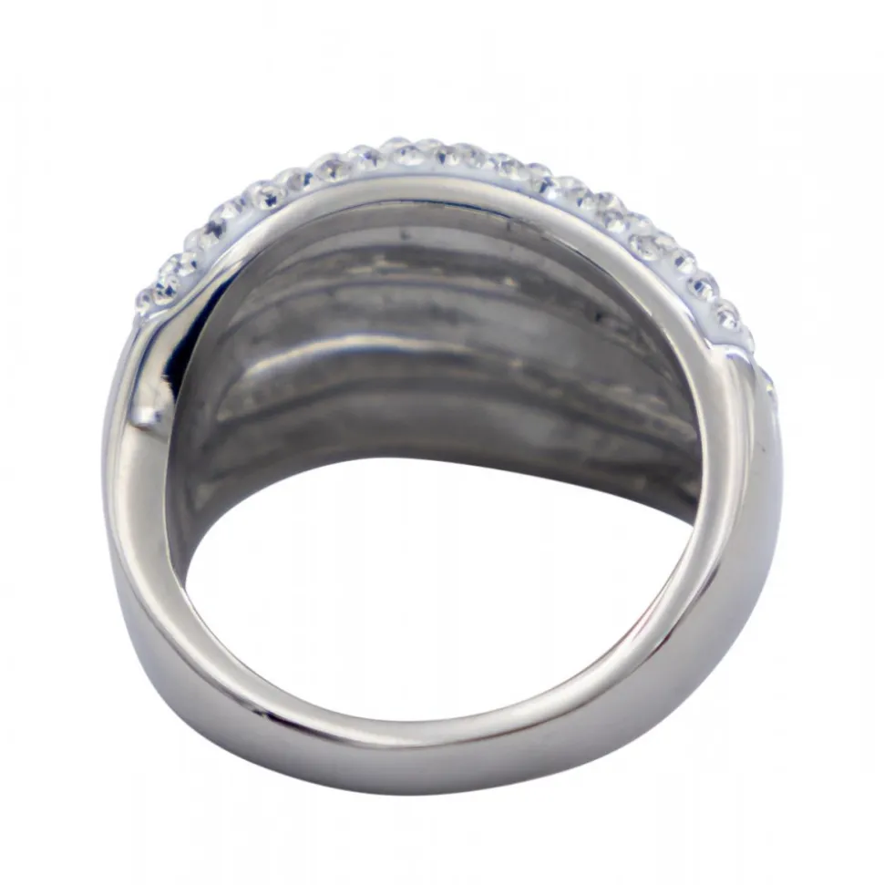 Sublime Bague Femme Ornée Zirconium GLABRA