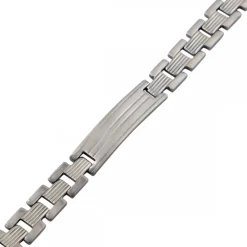 Sublime Gourmette Bracelet Homme Acier