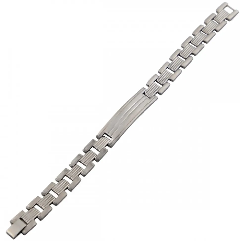 Sublime Gourmette Bracelet Homme Acier