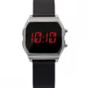 Sublime Montre Femme LED Silicone Noir CHTIME