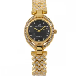 Sublime Montre Femme Métal Doré Strass GIORGIO