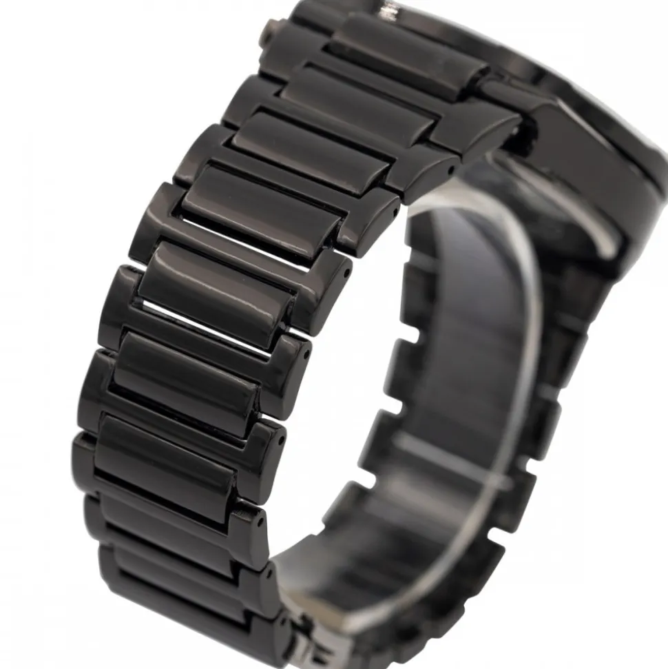 Sublime Montre Homme en Métal Noir GIORGIO