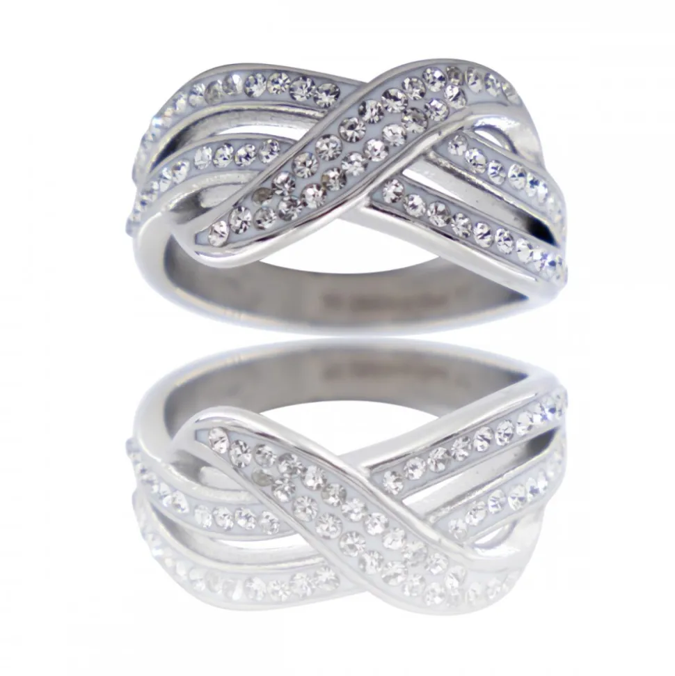 Très Belle Bague Femme Ornée Zirconium ABELIA