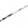 Très Belle Gourmette Bracelet Acier Femme