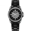 Très Belle Montre Femme Louise Pearl ornée de Cristaux Swarovski® NoirLP25