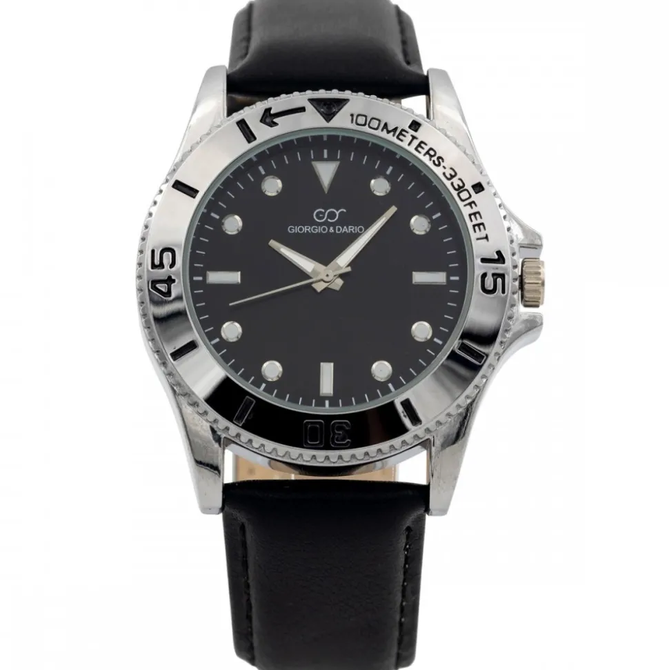 Très Belle Montre Homme Noir GIORGIO