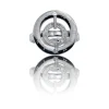 Très Jolie Bague Femme Acier Ornée Zirconium
