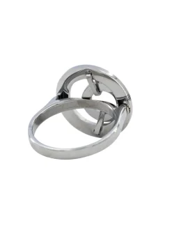 Très Jolie Bague Femme Acier Ornée Zirconium