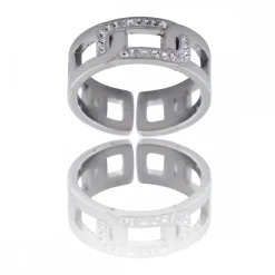 Très Jolie Bague Femme Ornée Zirconium KERRIA
