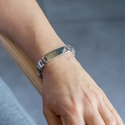 Très Jolie Gourmette Bracelet pour Homme Acier