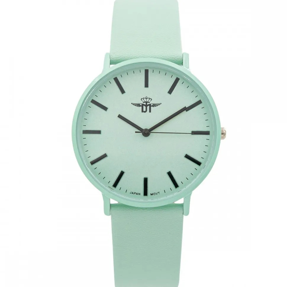 Très jolie Montre Femme Vert d'eau M. JOHN
