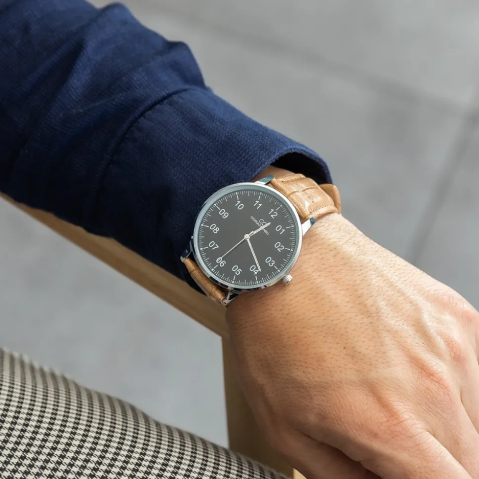 Très Jolie Montre Homme Beige GIORGIO