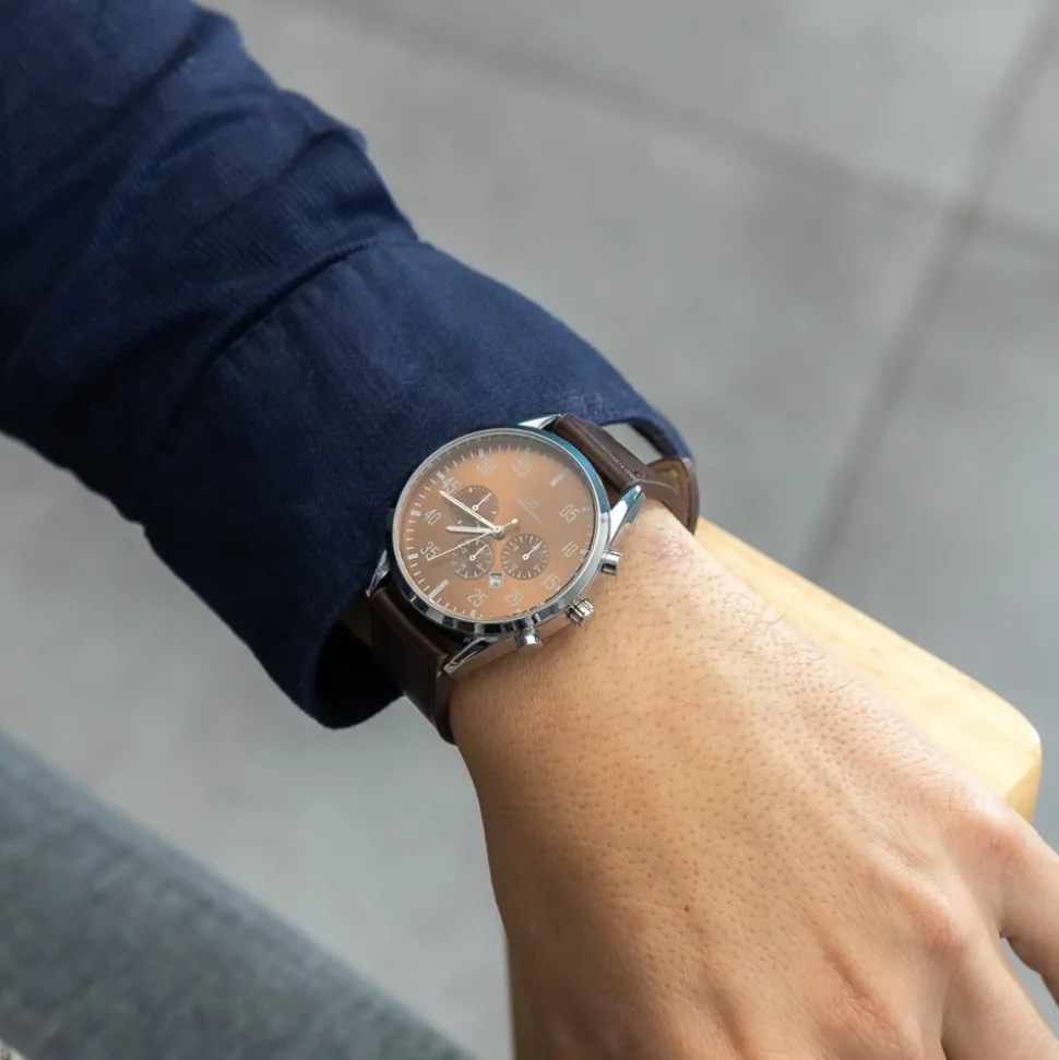 Très Jolie Montre Homme Chocolat GIORGIO