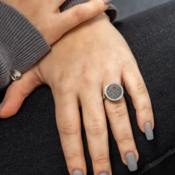 Votre Bague Femme Acier Argentée
